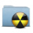 Folder Blue Burn Icon